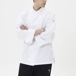 [쉐프앤코] Premium Chef Jacket - Snow White (7부소매)