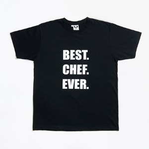 [쉐프앤코] BEST CHEF EVER. Tee (Black)