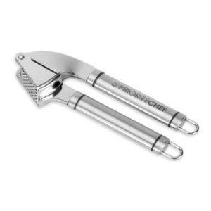 [Priority Chef] Chef&#039;s Garlic Press - Stainless Steel