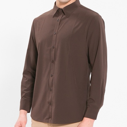 [비더쉐프] Unisex Shirt (Long) - Brown